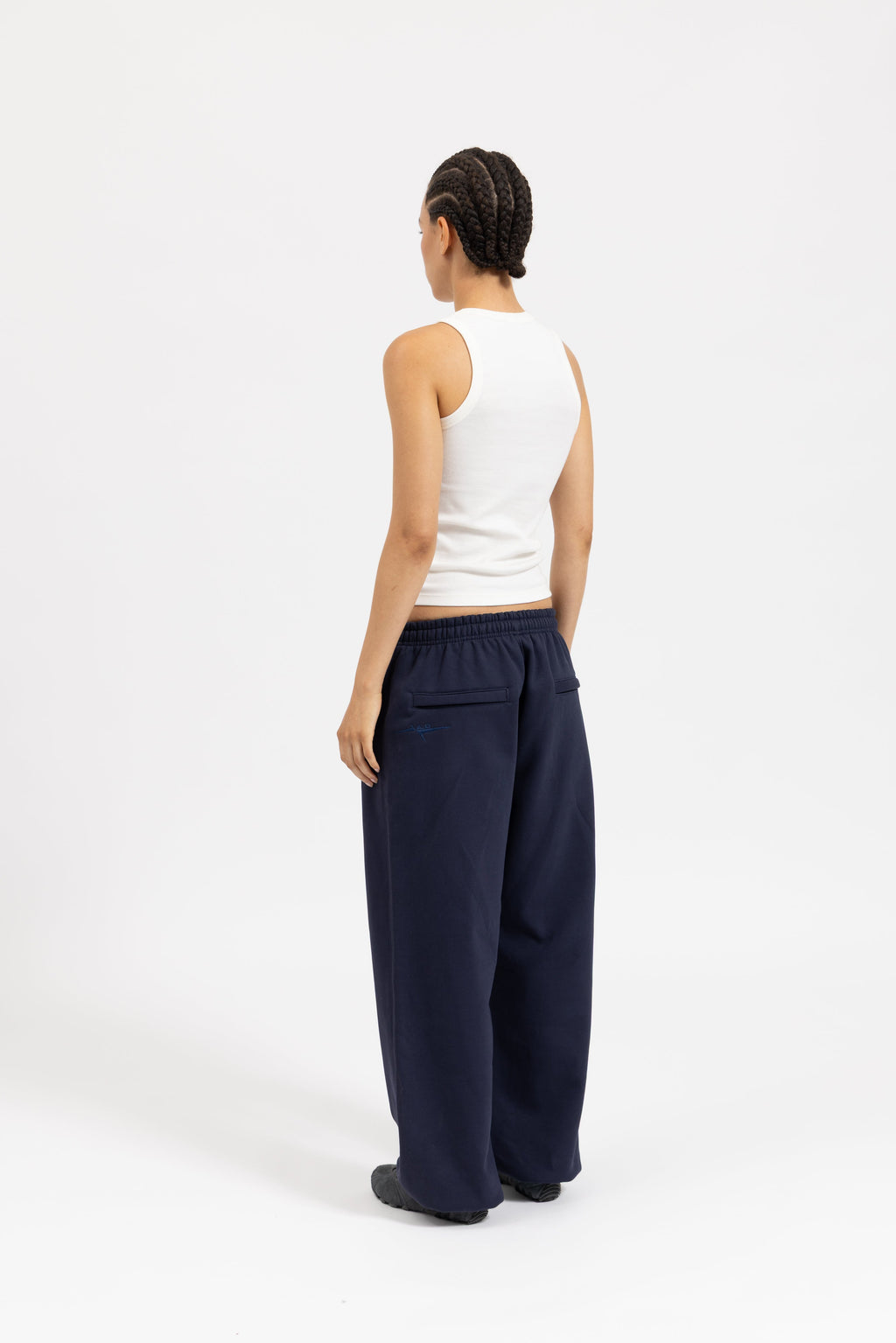 SIGNATURE CUFFED JOGGERS - NAVY