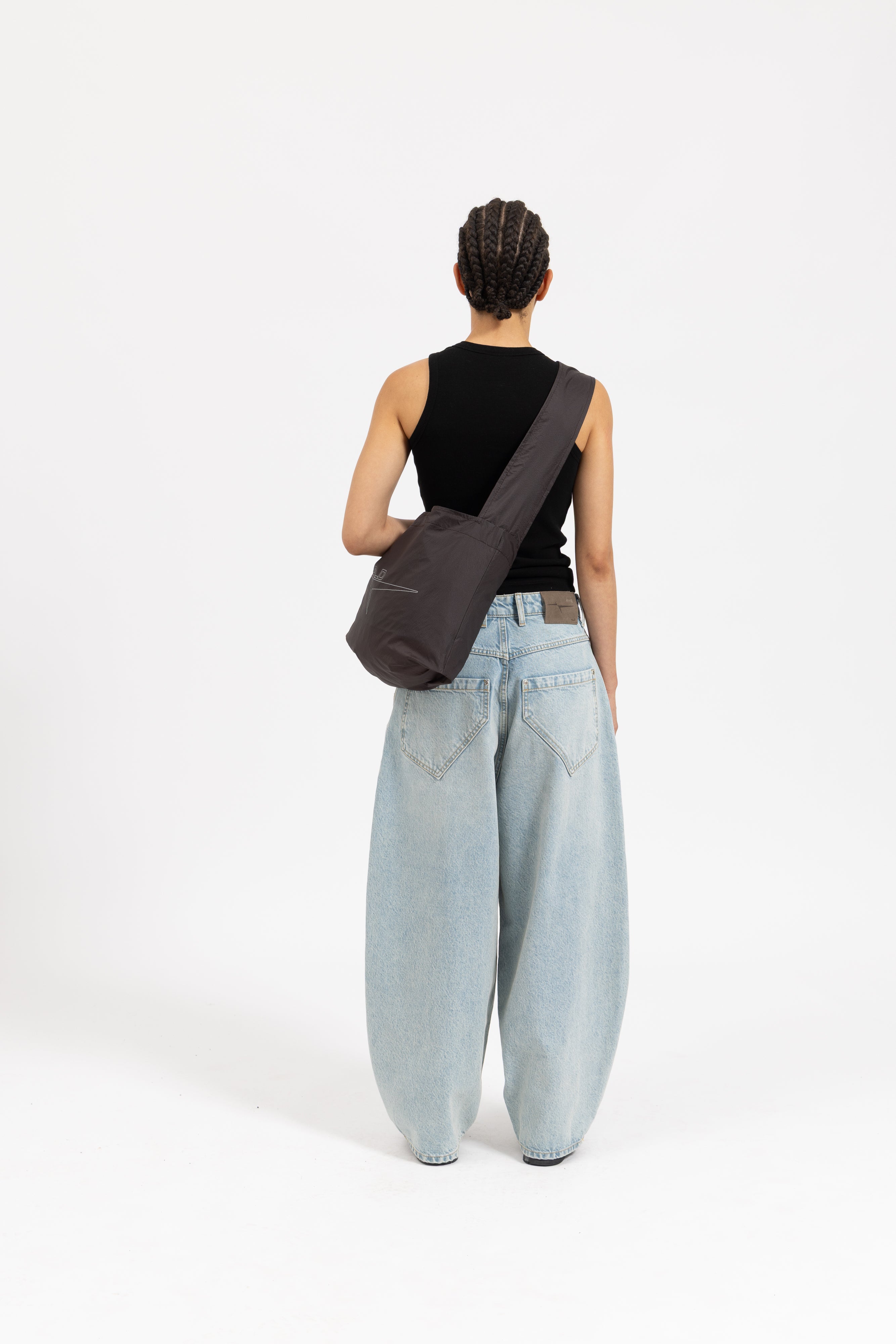 BAGGY DENIM JEANS - SUN BLEACHED BLUE