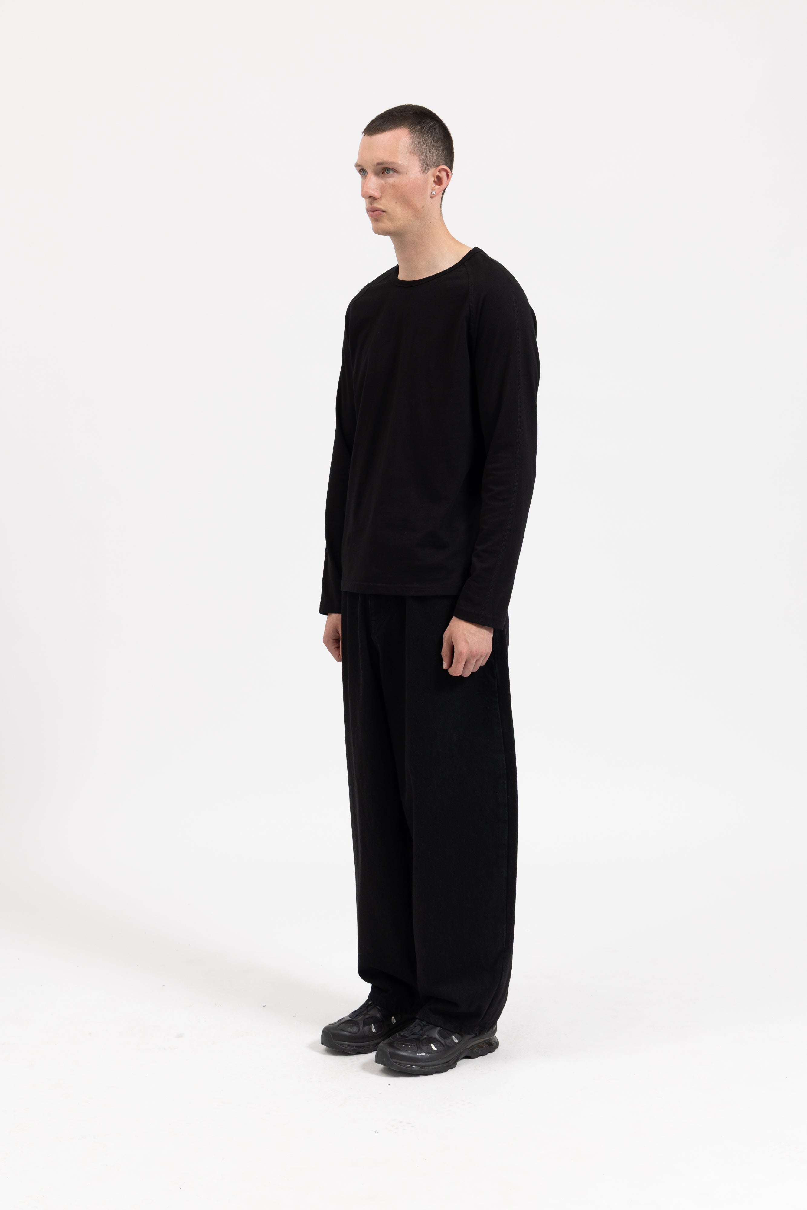 BAGGY DENIM JEANS - TRUE BLACK
