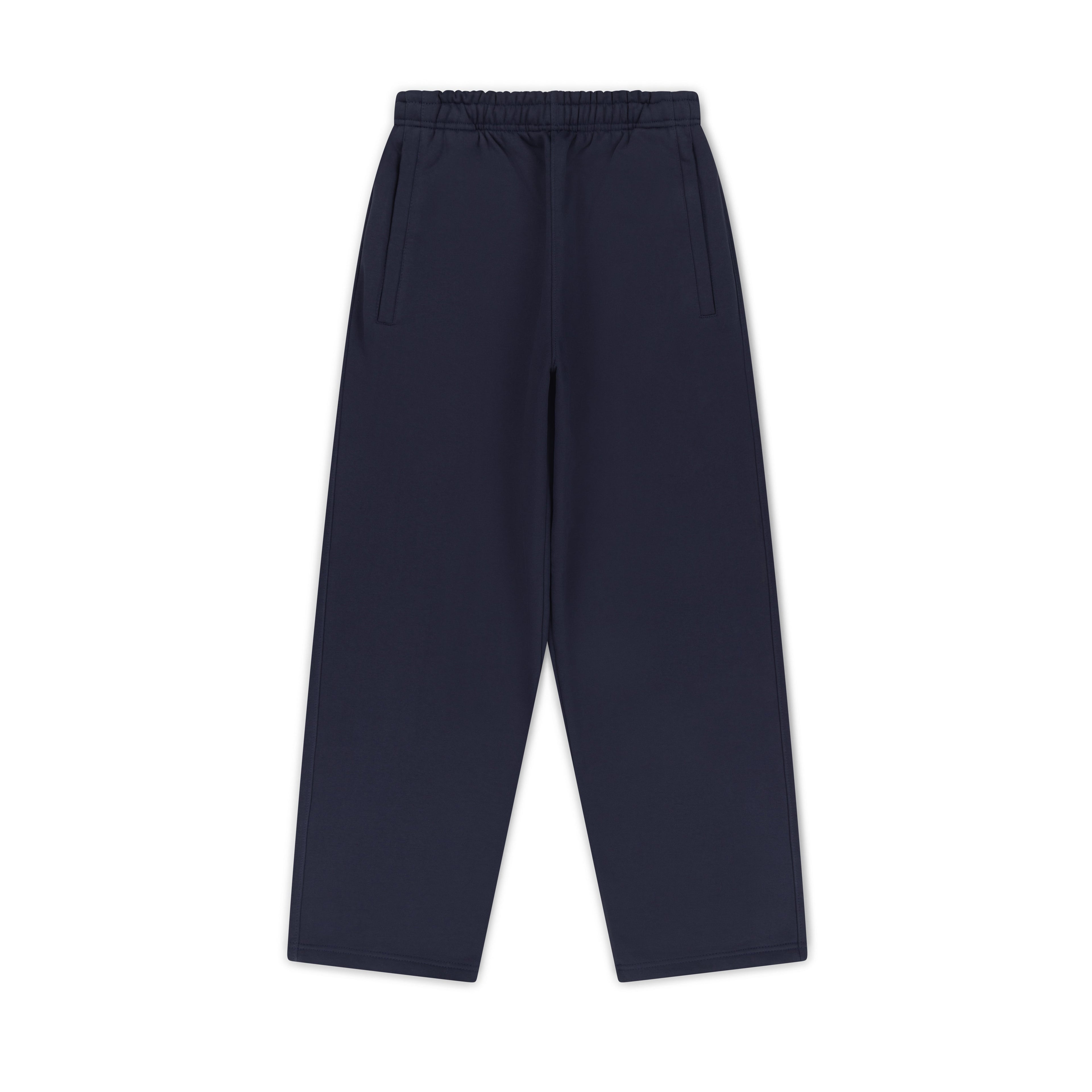 SIGNATURE UNCUFFED JOGGERS - NAVY