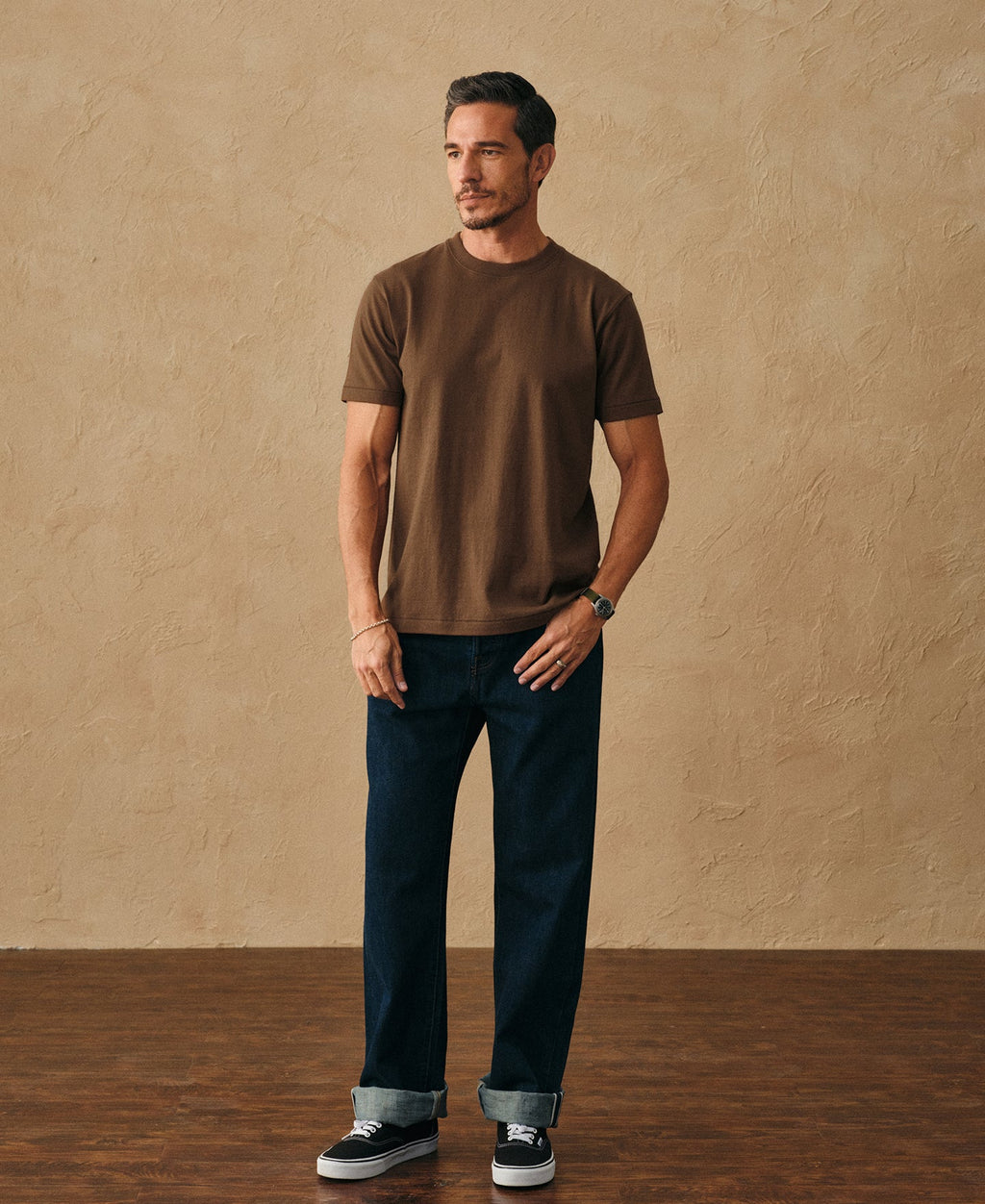 Regular Fit Heavyweight Tubular Jersey T-Shirt
