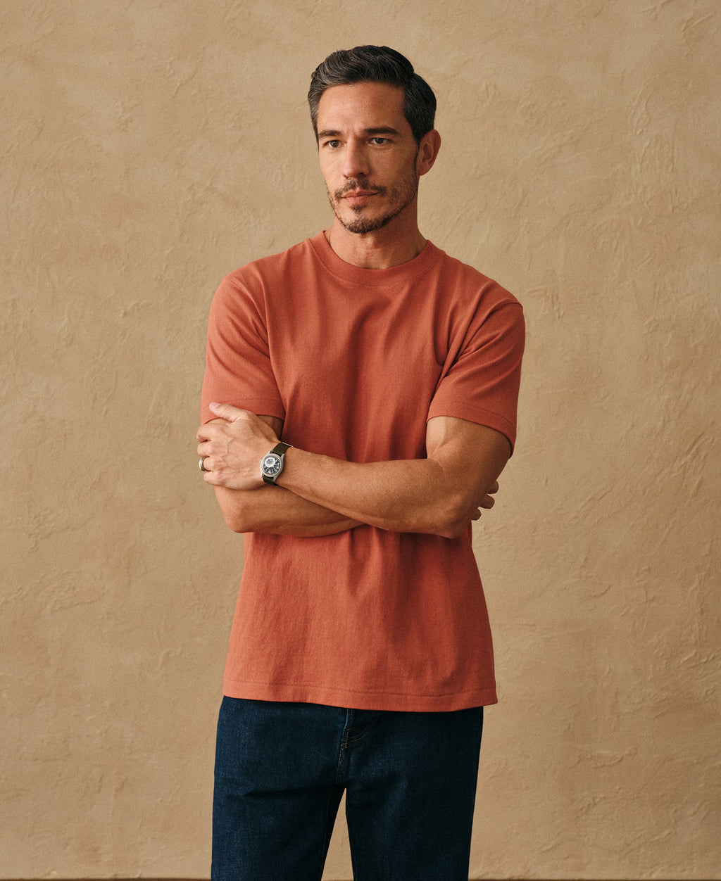 Regular Fit Heavyweight Tubular Jersey T-Shirt