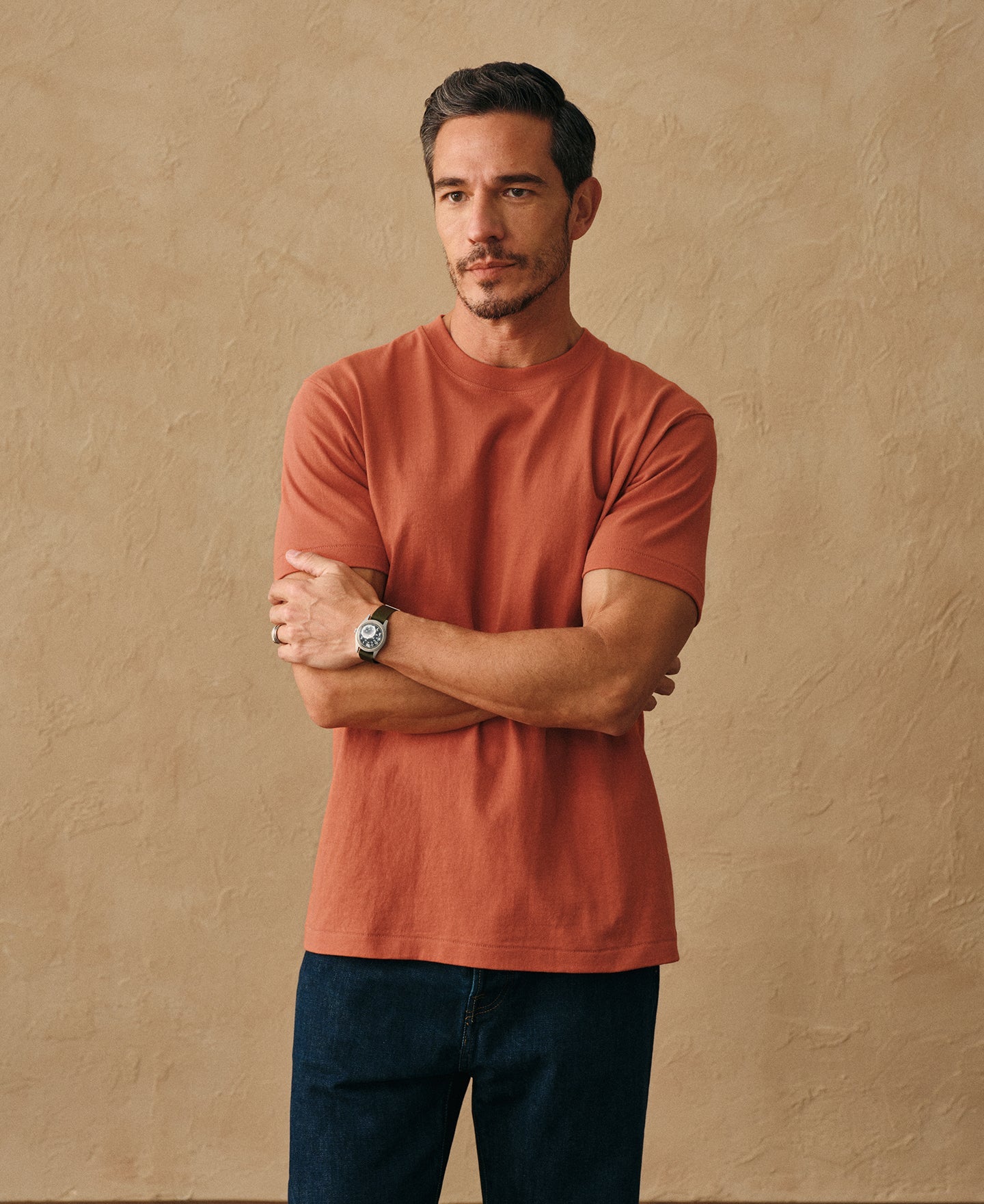 Regular Fit Heavyweight Tubular Jersey T-Shirt