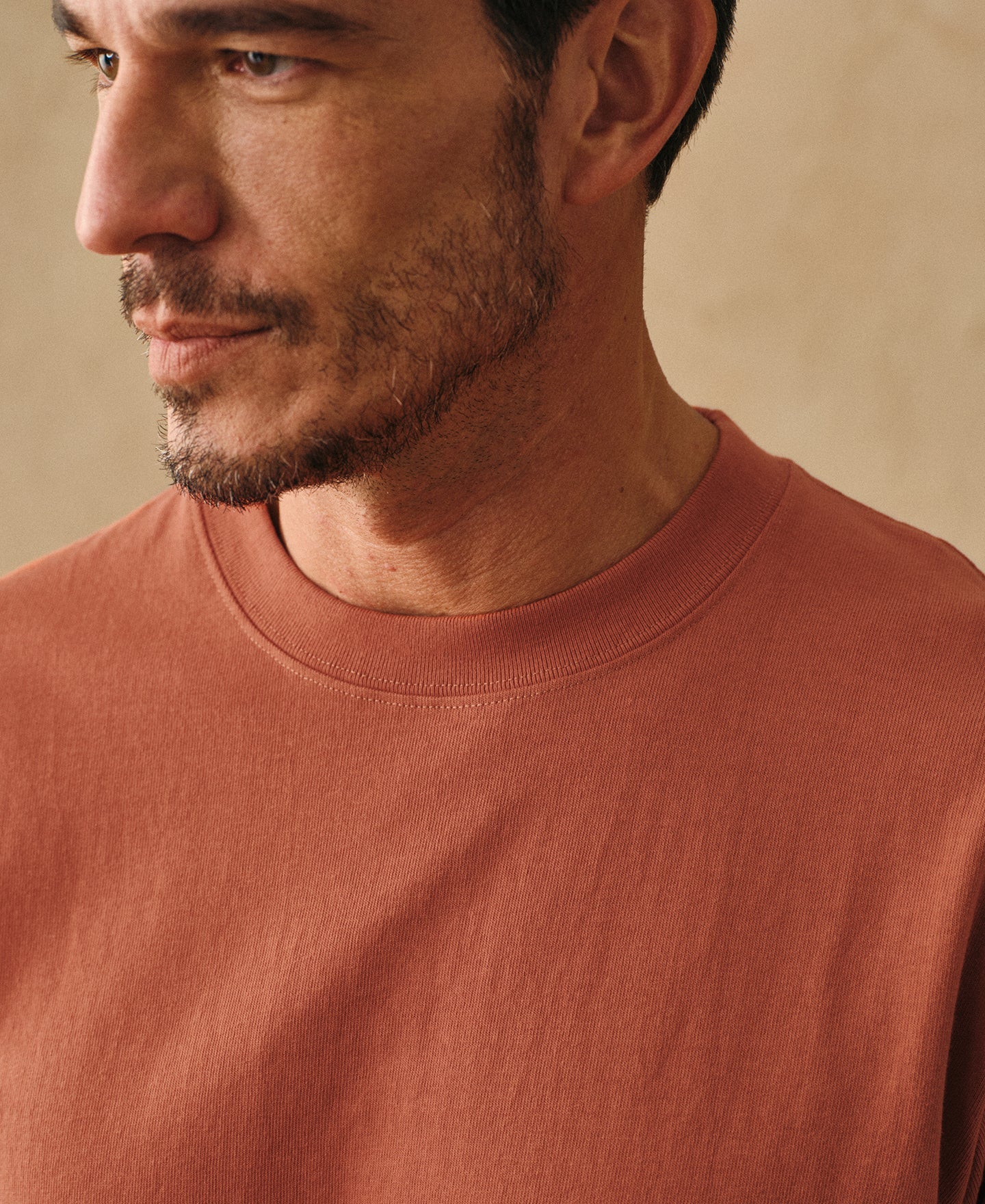 Regular Fit Heavyweight Tubular Jersey T-Shirt