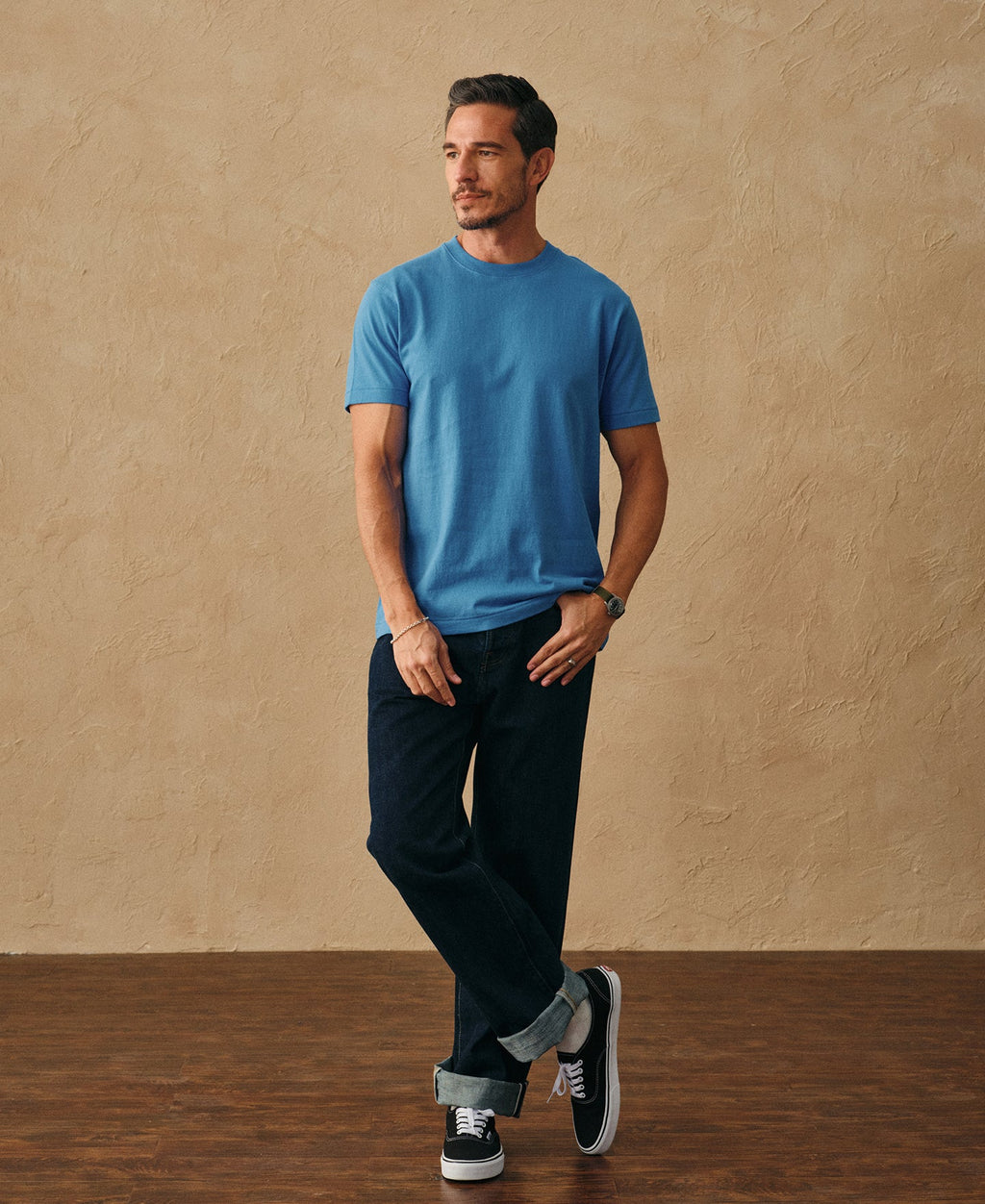 Regular Fit Heavyweight Tubular Jersey T-Shirt