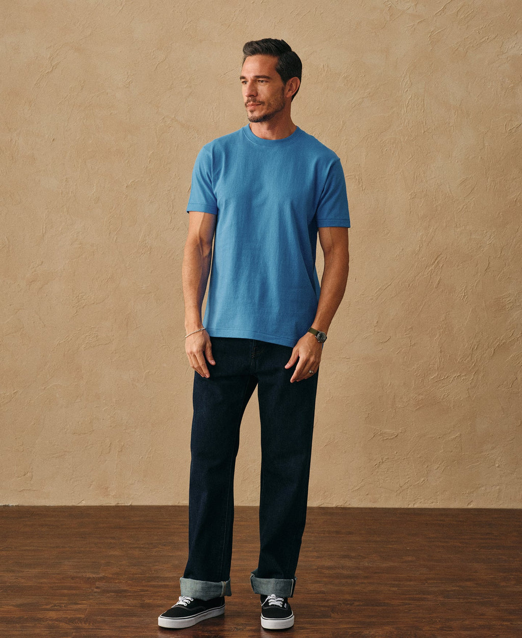 Regular Fit Heavyweight Tubular Jersey T-Shirt
