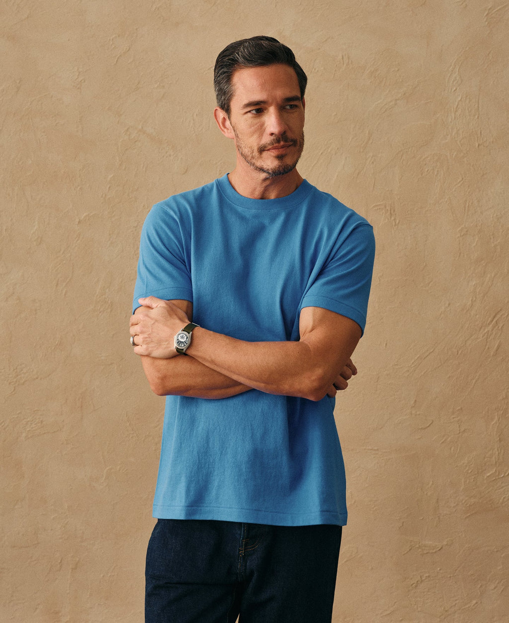Regular Fit Heavyweight Tubular Jersey T-Shirt