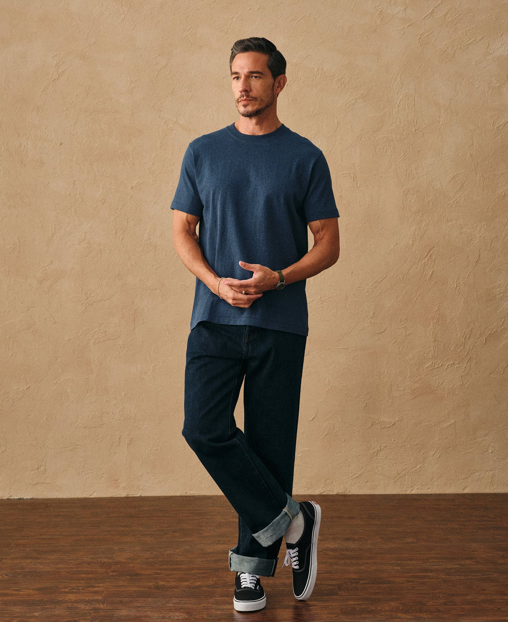 Regular Fit Heavyweight Tubular Jersey T-Shirt