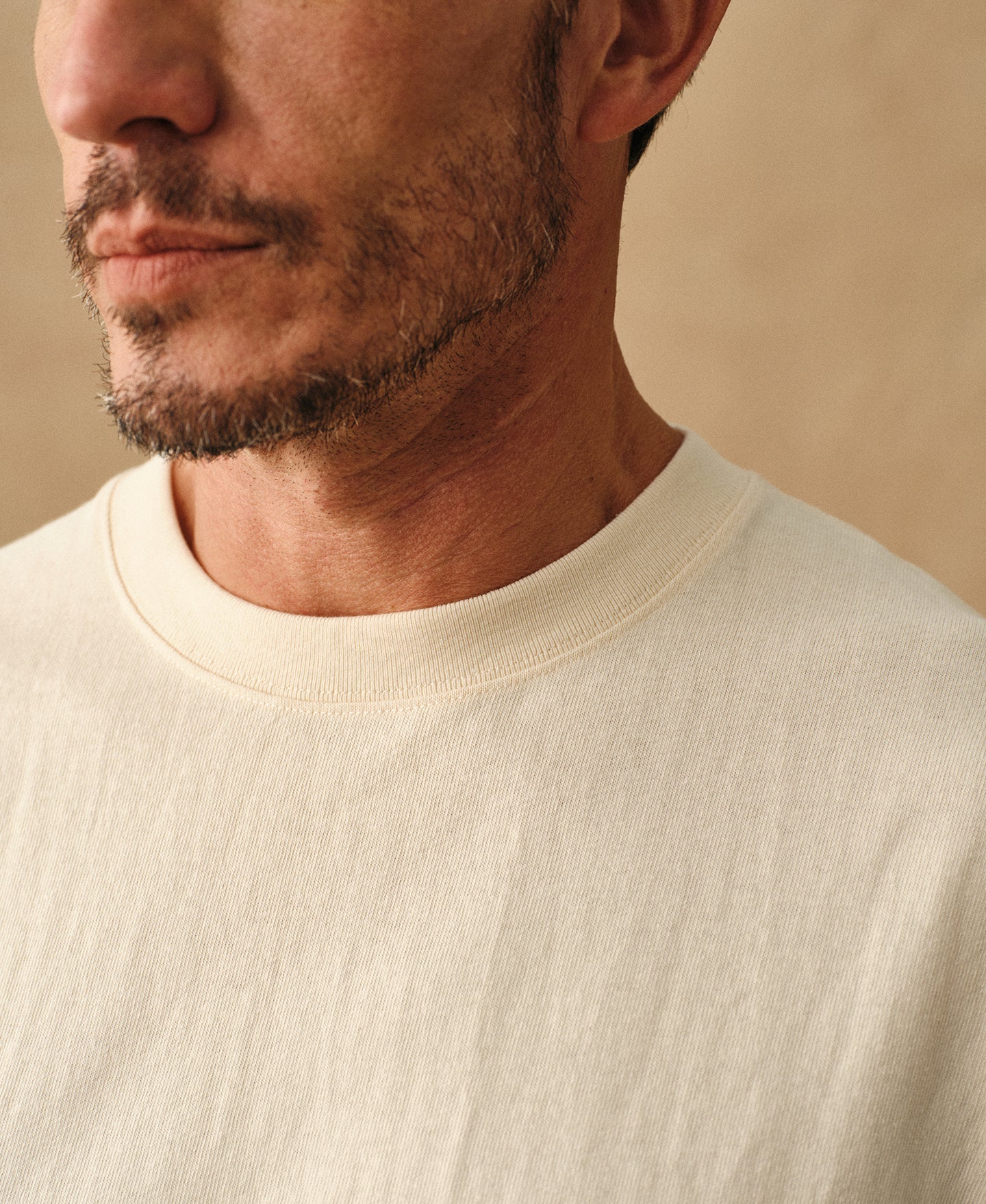 Regular Fit Heavyweight Tubular Jersey T-Shirt