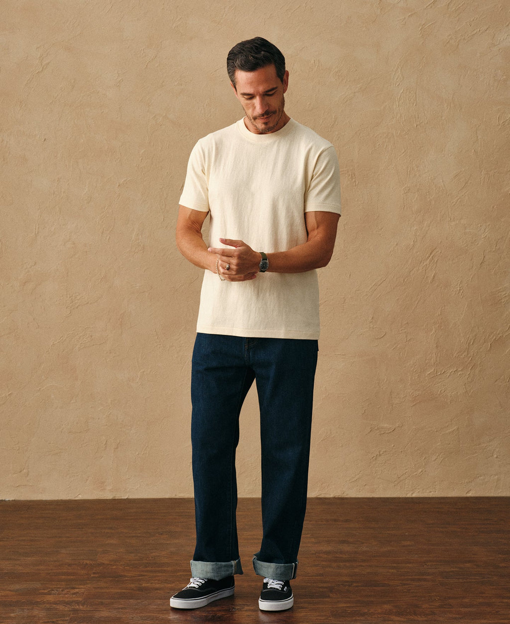 Regular Fit Heavyweight Tubular Jersey T-Shirt