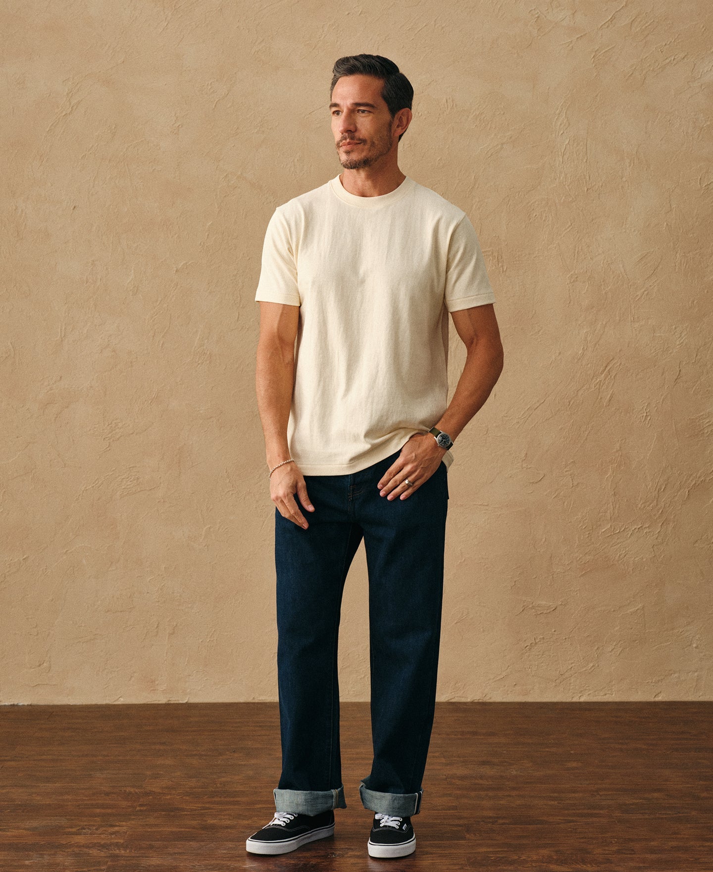 Regular Fit Heavyweight Tubular Jersey T-Shirt