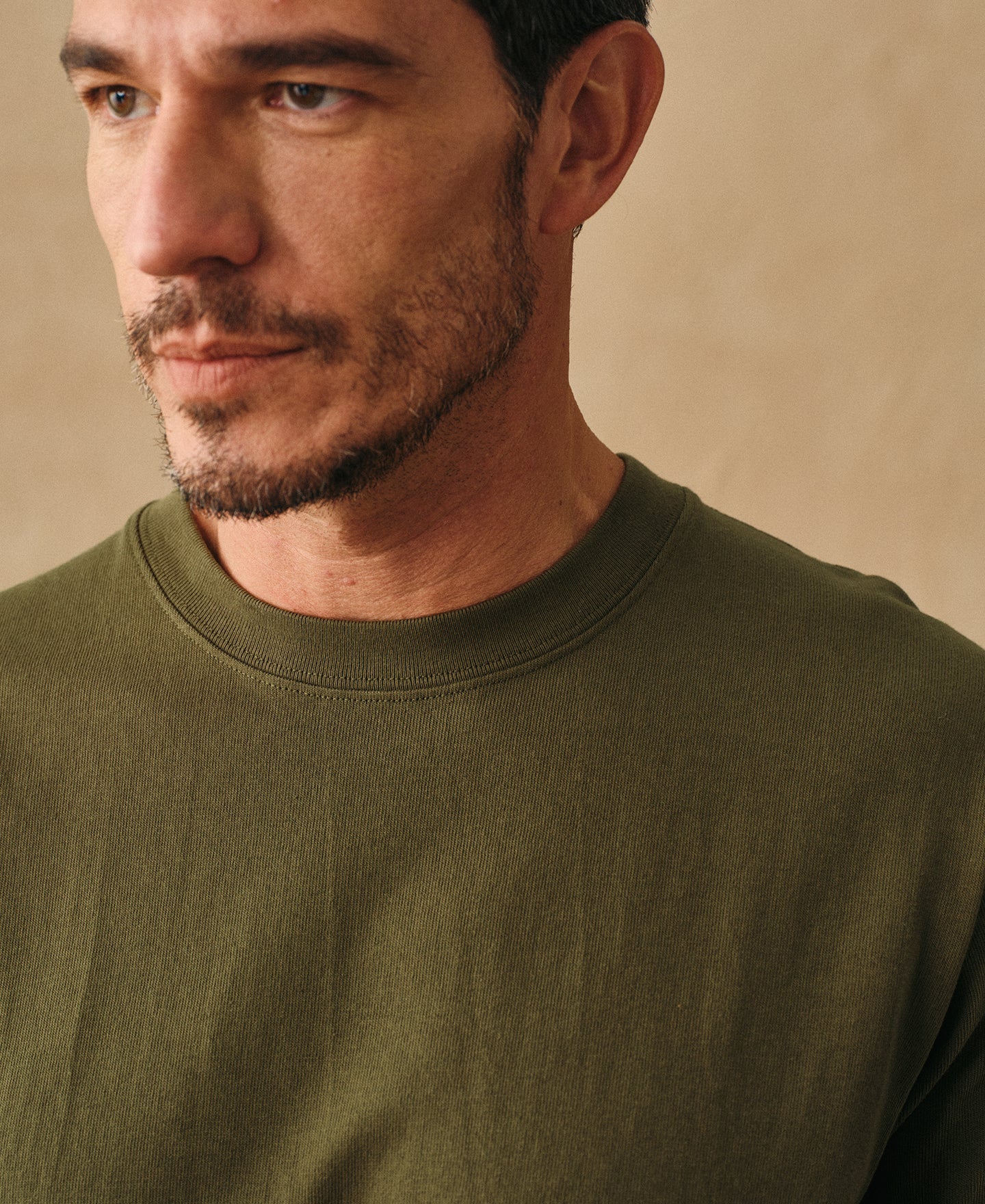 Regular Fit Heavyweight Tubular Jersey T-Shirt