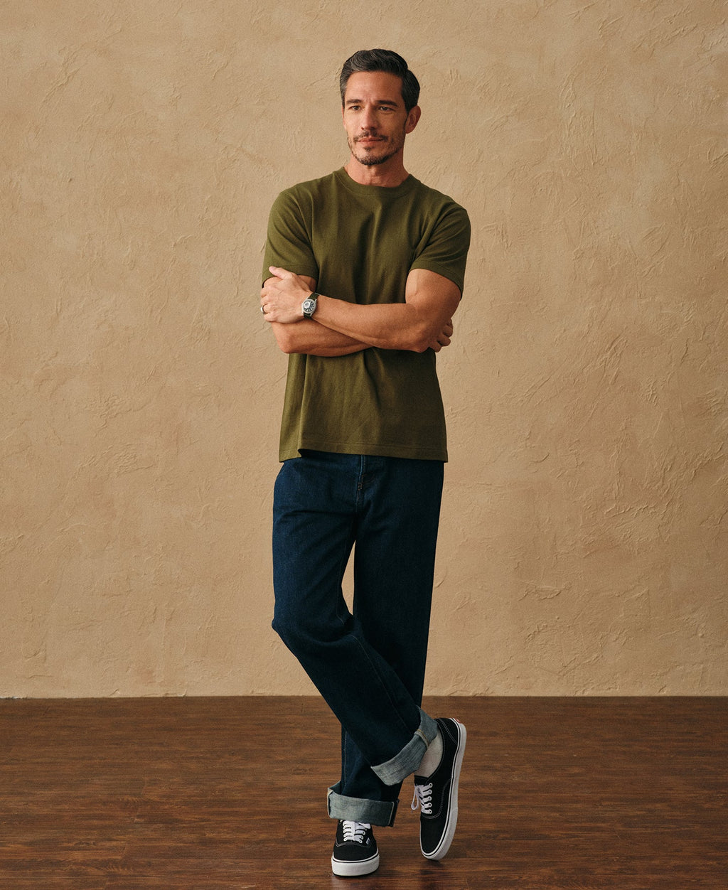 Regular Fit Heavyweight Tubular Jersey T-Shirt