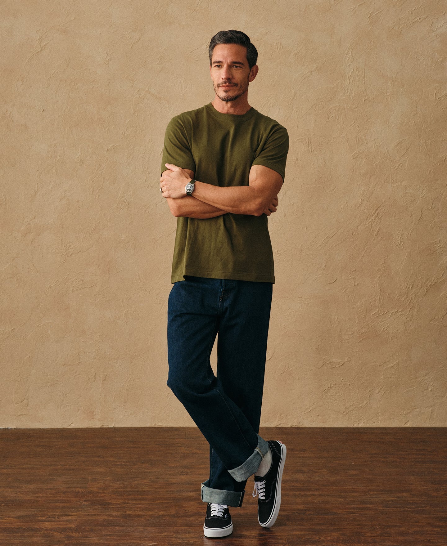 Regular Fit Heavyweight Tubular Jersey T-Shirt