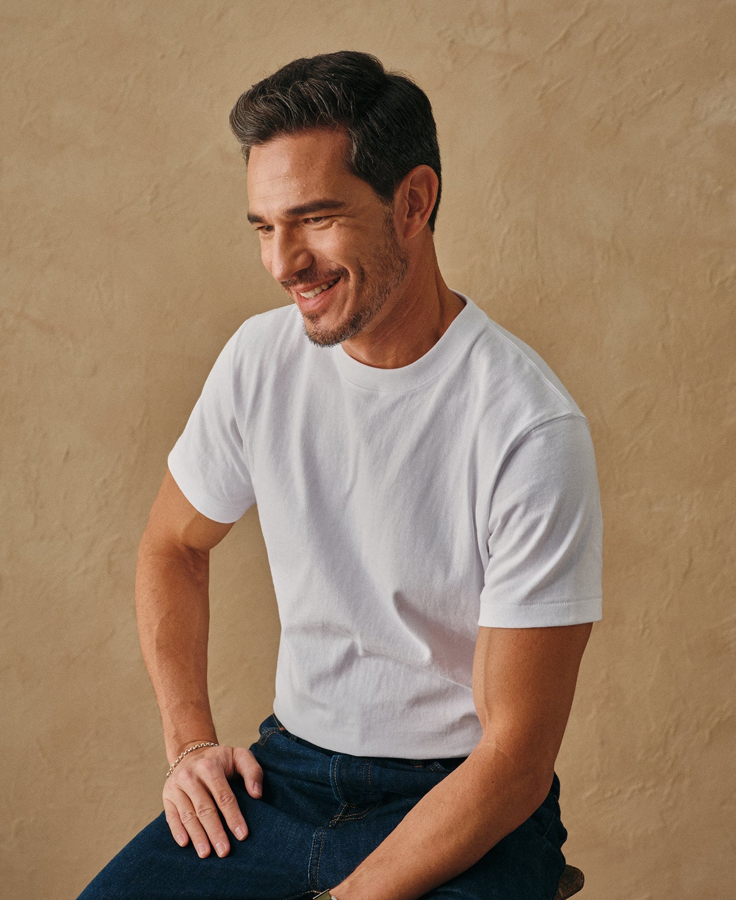 Regular Fit Heavyweight Tubular Jersey T-Shirt