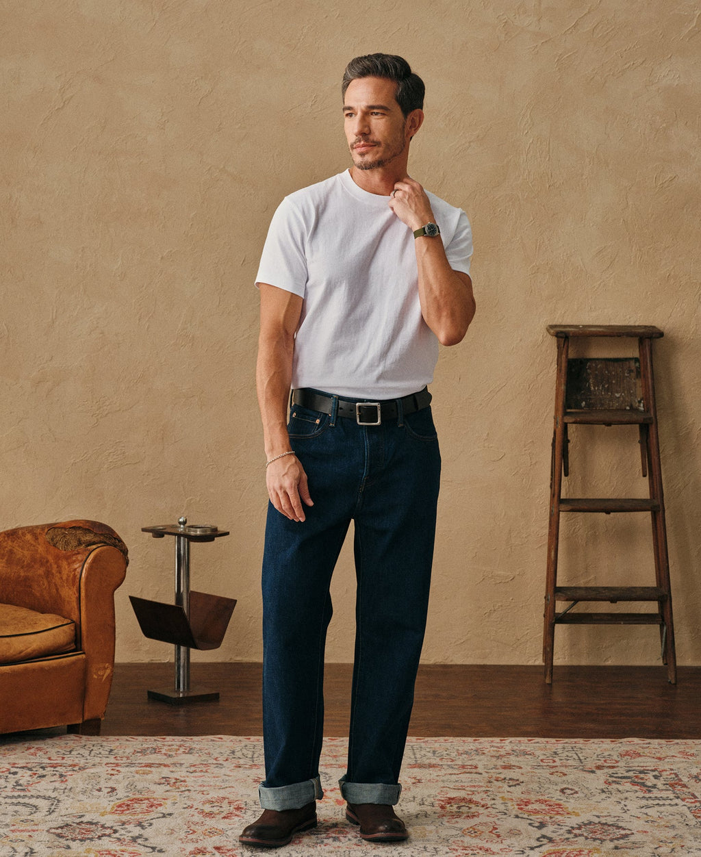 Regular Fit Heavyweight Tubular Jersey T-Shirt