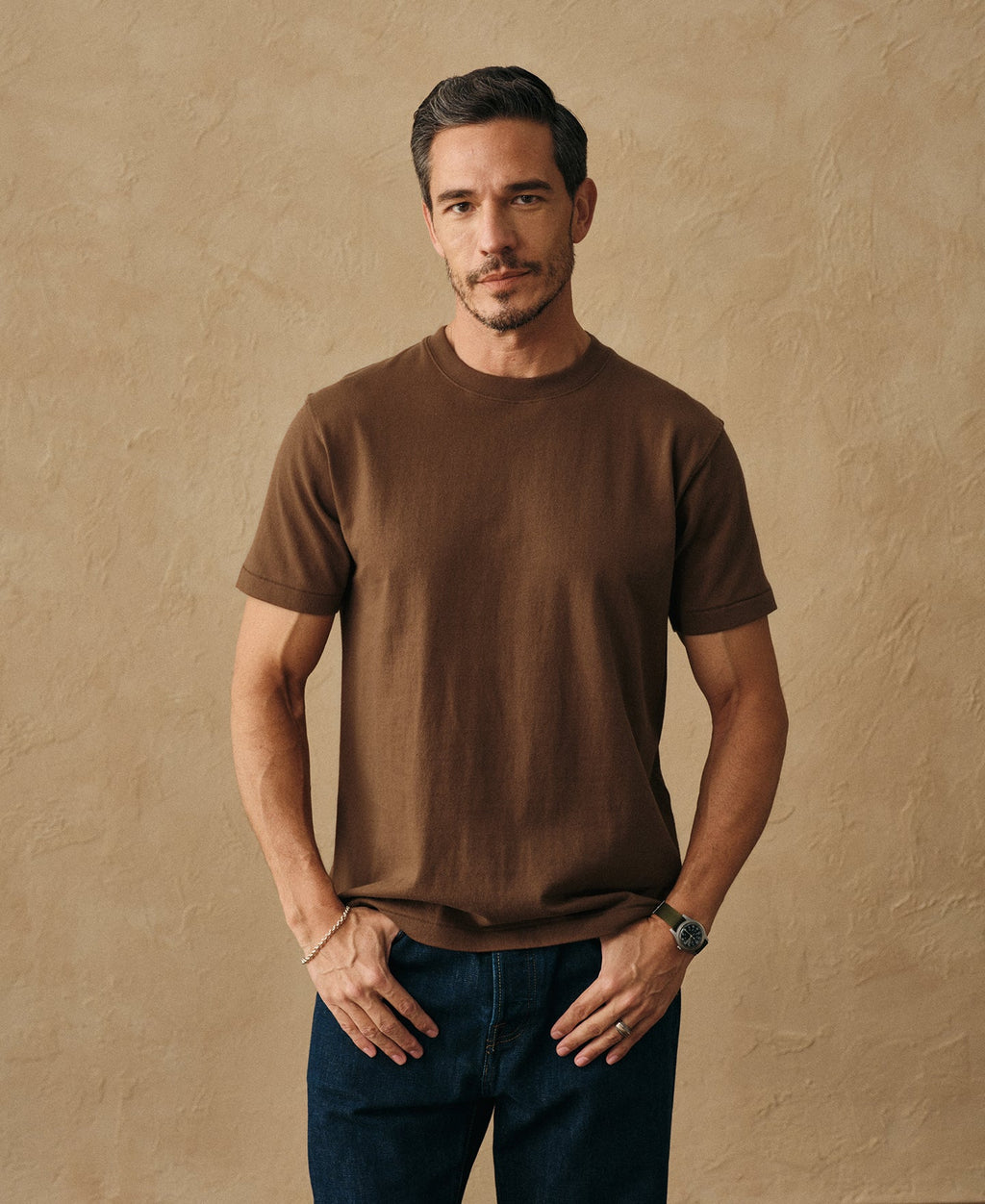Regular Fit Heavyweight Tubular Jersey T-Shirt