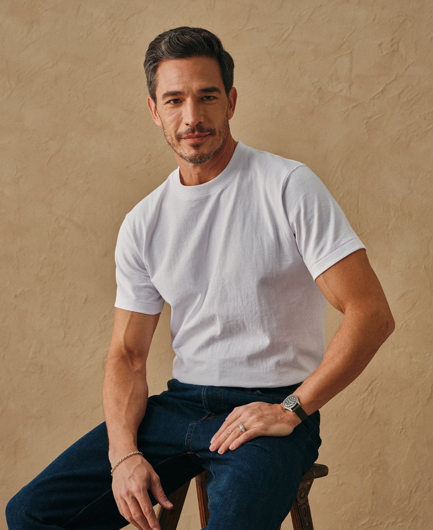 Regular Fit Heavyweight Tubular Jersey T-Shirt